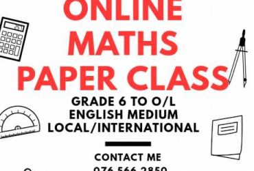 Online Maths Paper Class Gampaha