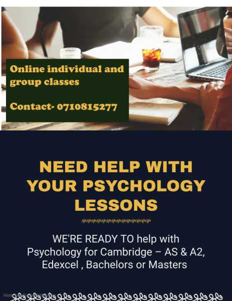 psychology online classes